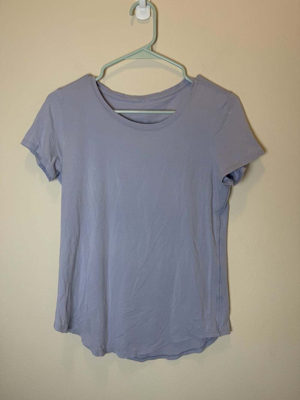 Lululemon Love Tee Short Sleeve Light Purple Athletic Shirt